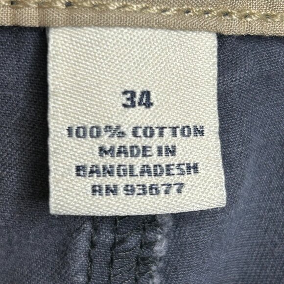 St John's Bay Gray Cargo Shorts Size 34 - Picture 9 of 9